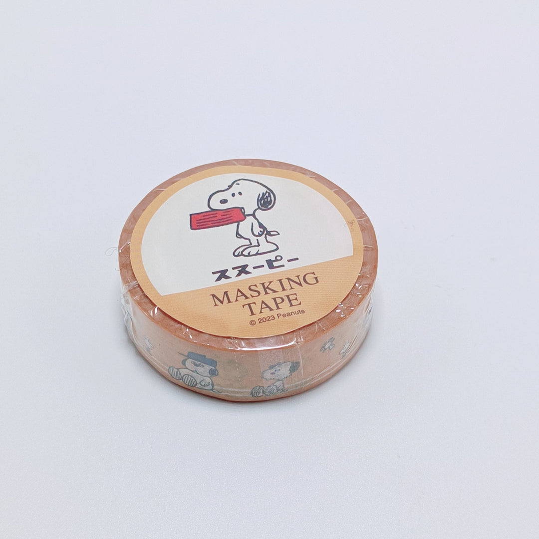 Snoopy Orange Masking Tape