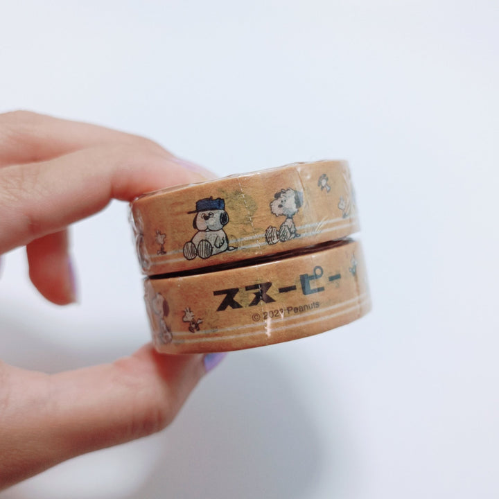 Snoopy Orange Masking Tape