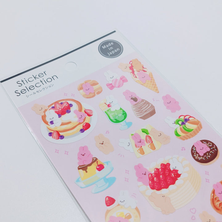 Bunny + Sweets Sticker Sheet