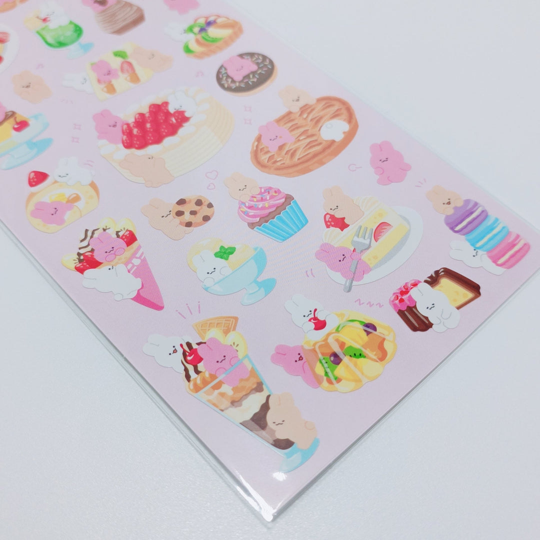 Bunny + Sweets Sticker Sheet