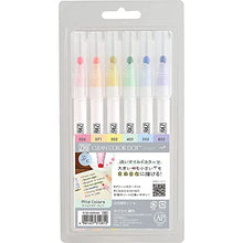 Load image into Gallery viewer, [Pre-order] Kuretake ZIG Clean Color Dot Mild Color (6 pcs.)
