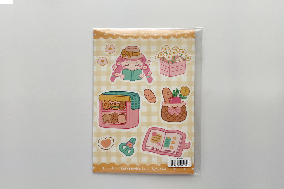 [BUNGU JOSHI ONLINE LIMITED]  Cute Notebook Deco Time Sticker Sheet Set