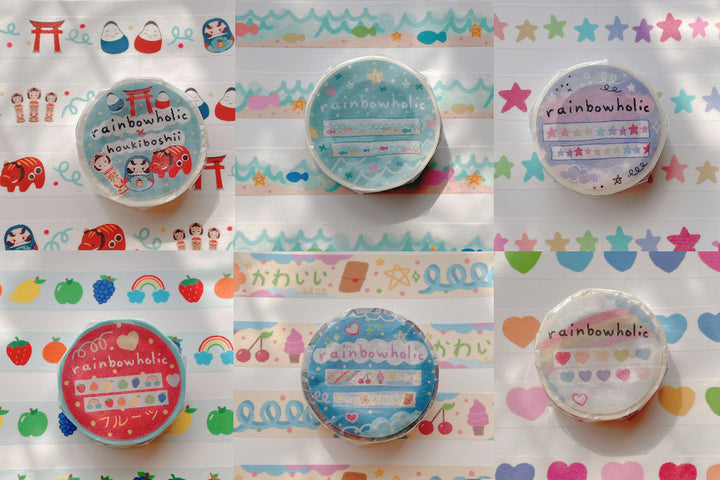 [BUNGU JOSHI ONLINE LIMITED] Original Masking Tape and Badge Lucky Bag Set