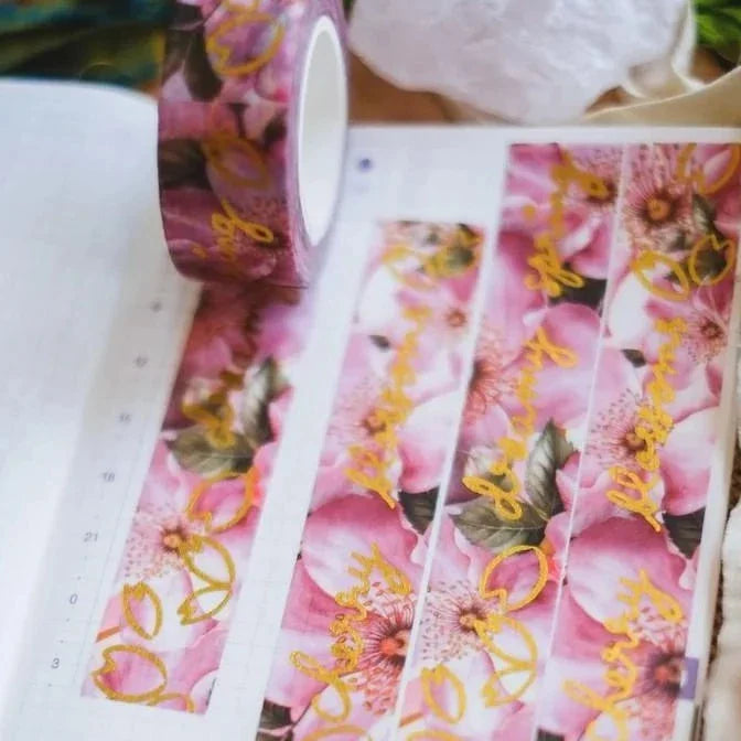 (Limited Stocks) Original Rainbowholic x London Gifties Sakura Gold Foil Washi Tape