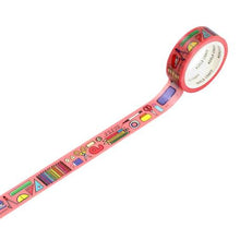 Load image into Gallery viewer, Kawaii Stationery, Bread, &amp; School Washi Tape Set of 3
