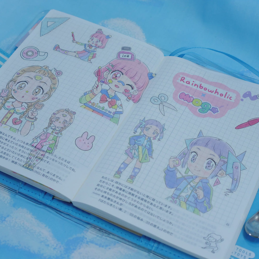 (ST017) Rainbowholic x mog A5 Sticker Sheet Set (2 pcs.)