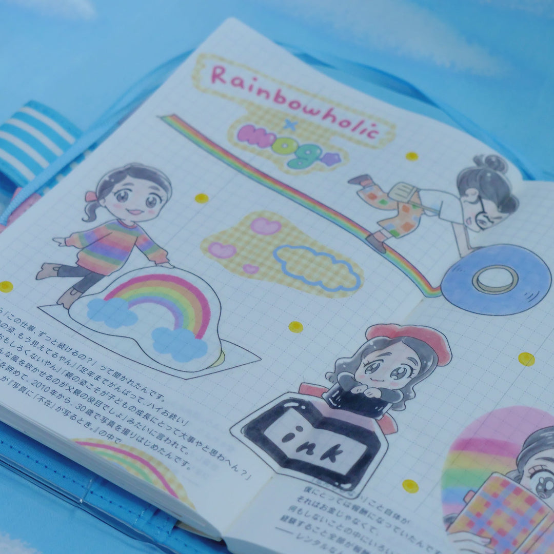 (ST017) Rainbowholic x mog A5 Sticker Sheet Set (2 pcs.)