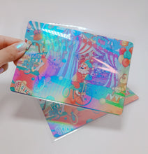 Load image into Gallery viewer, Tazdaunicorn Holographic Postcard (wonder circus)
