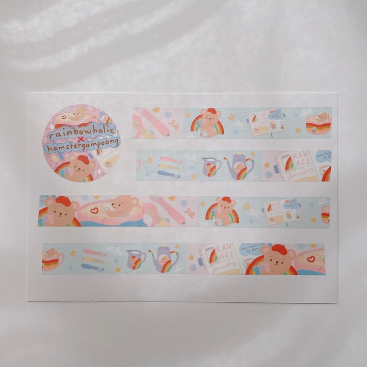 Karel Capek x Rainbowholic Stationery Pouch & Washi Tape Set (6 pcs.)
