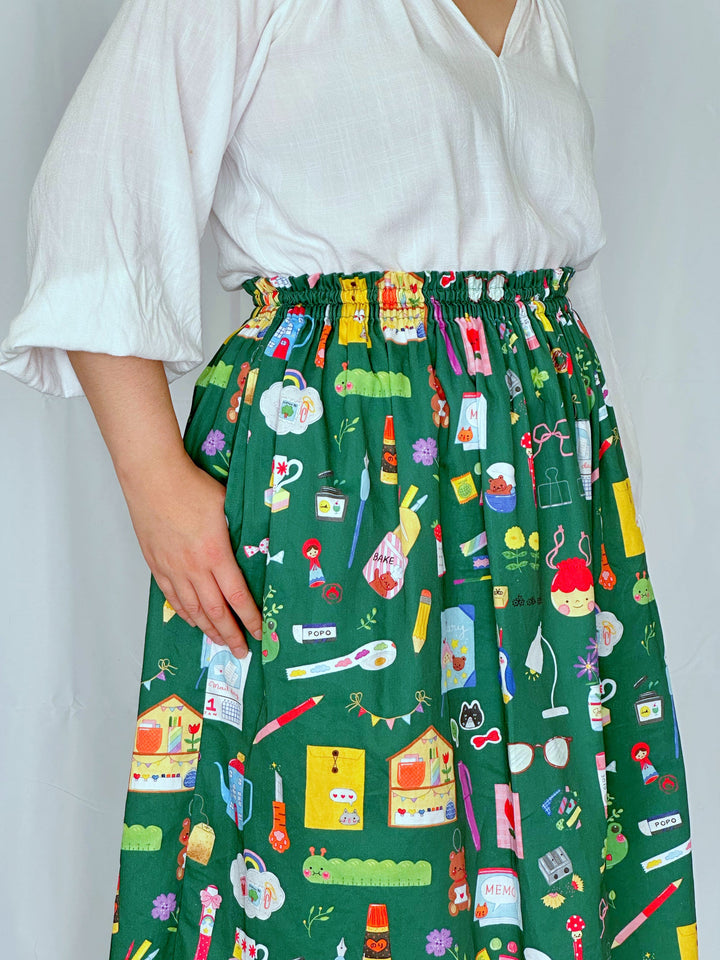 [Restocked] Rainbowholic x Niina Aoki Stationery Collection Handmade Skirt