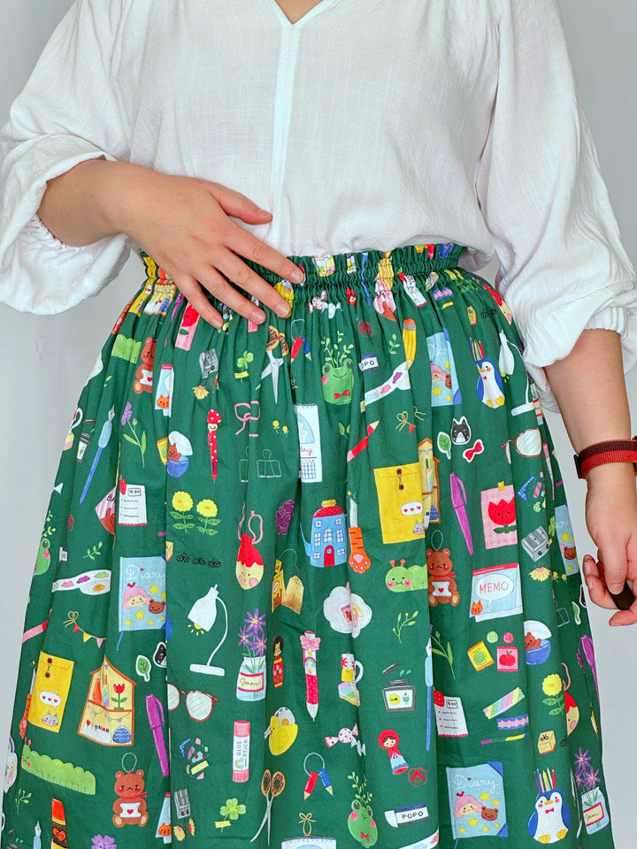 *LIMITED* Rainbowholic x Niina Aoki Stationery Collection Skirt