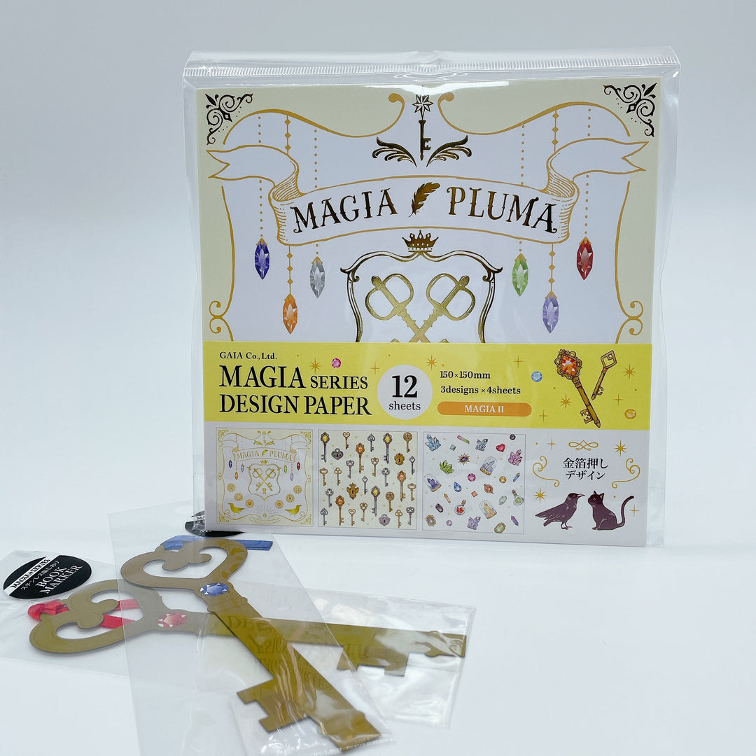 Magia Magic Fantasy Stationery Set (Design Paper & Bookmarks)