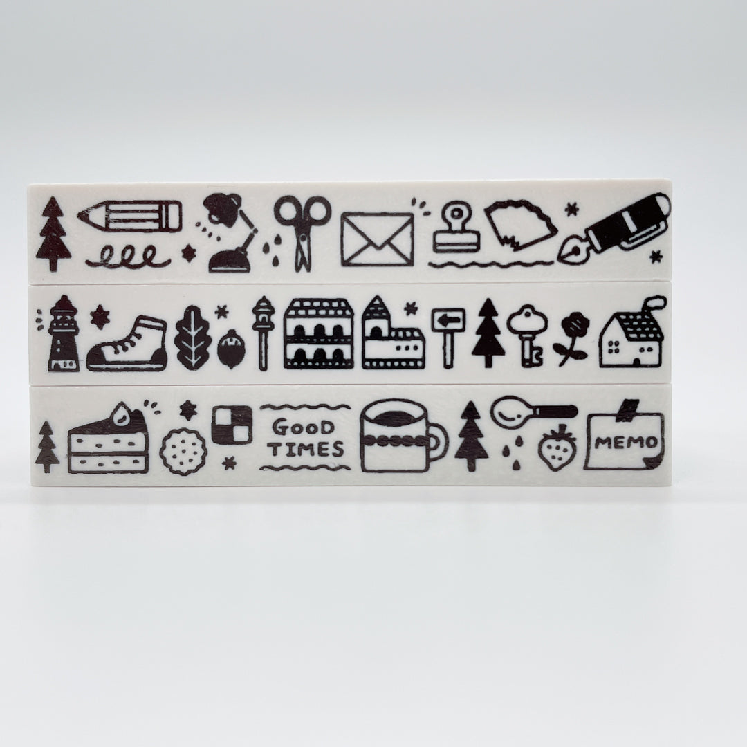 Aesthetic Eric small things daily life stamp set of 3
