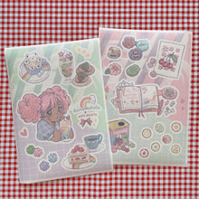Load image into Gallery viewer, (ST036) Rainbowholic x Kate Paints Kawaii Sweets Sticker Set (2 sheets)
