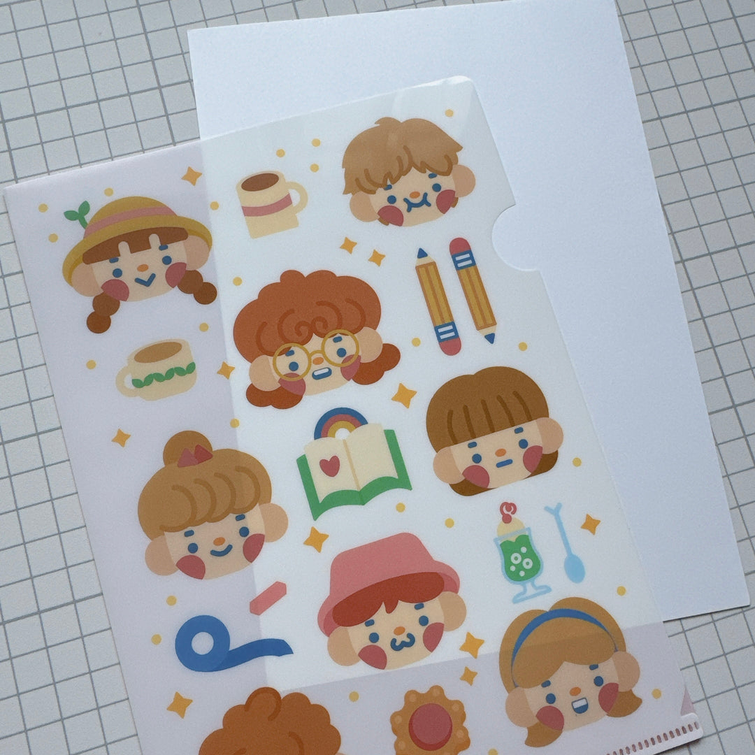 Rainbowholic A5 Size Clear File