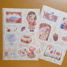 Load image into Gallery viewer, Rainbowholic x Chichilittle Collaboration &quot;Autumn &amp; Halloween&quot; Sticker Set (2 sheets)
