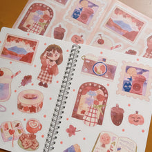 Load image into Gallery viewer, Rainbowholic x Chichilittle Collaboration &quot;Autumn &amp; Halloween&quot; Sticker Set (2 sheets)
