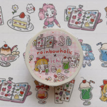 Load image into Gallery viewer, (MT085) Rainbowholic x Ichi Bungu Kissa (Stationery Cafe) 3cm Washi Tape
