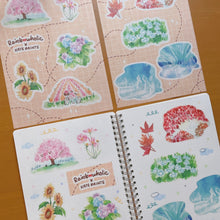 Load image into Gallery viewer, (ST052) Rainbowholic x Kate Paints Beautiful Scenery / Seasons Sticker Set (2 sheets)
