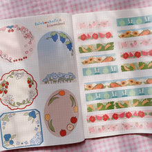 Load image into Gallery viewer, (ST022) Original Rainbowholic x Kiumimi &quot;Flowers &amp; Fruits&quot; Sticker Set (2 sheets)
