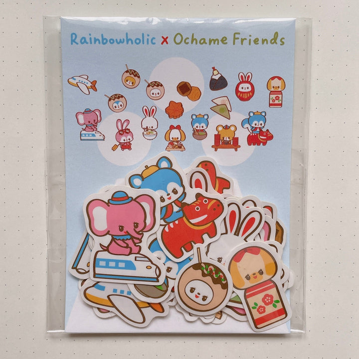 (FS001) Rainbowholic x Ochame Friends Japan Trip Flake Seal
