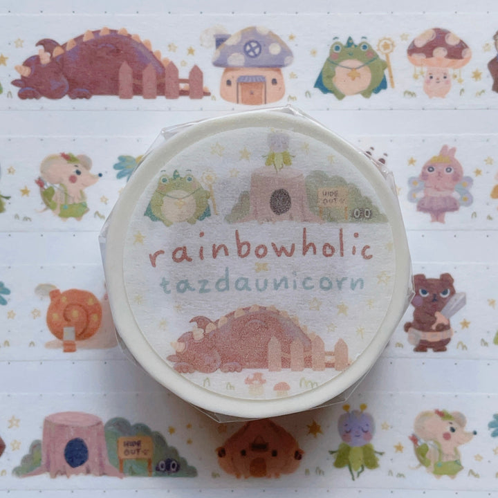 (MT088) Original Rainbowholic x Tazdaunicorn Fairy Tale Worlds Washi Tape