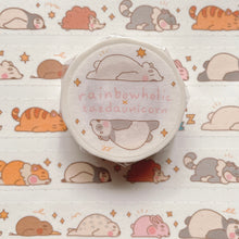 Load image into Gallery viewer, (MT080) Original Rainbowholic x Tazdaunicorn Sleepy Animals Washi Tape
