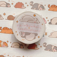 Load image into Gallery viewer, (MT080) Original Rainbowholic x Tazdaunicorn Sleepy Animals Washi Tape
