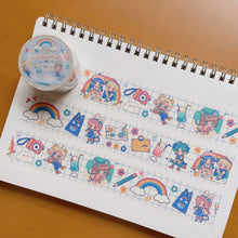 Load image into Gallery viewer, (MT083) Rainbowholic x itousa Bungu Kissa (Stationery Cafe) 3cm Washi Tape
