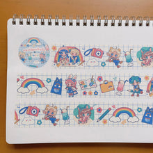 Load image into Gallery viewer, (MT083) Rainbowholic x itousa Bungu Kissa (Stationery Cafe) 3cm Washi Tape

