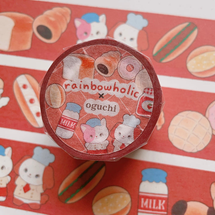 (MT082) Rainbowholic x oguchi Bakery 3cm Washi Tape