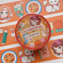 Load image into Gallery viewer, (MT081) Rainbowholic x oguchi Bungu Kissa (Stationery Cafe) 3cm Washi Tape
