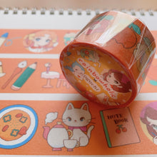 Load image into Gallery viewer, (MT081) Rainbowholic x oguchi Bungu Kissa (Stationery Cafe) 3cm Washi Tape
