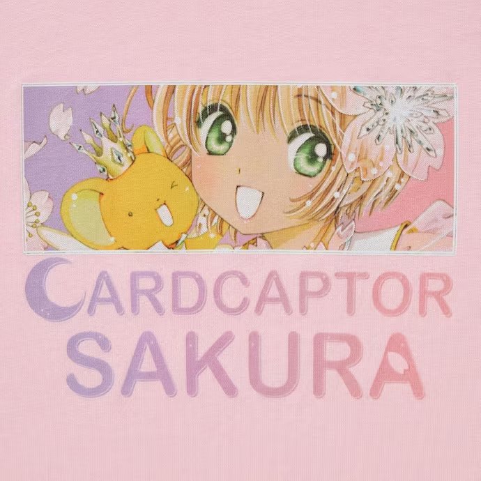 Cardcaptor Sakura T-shirt XL Size (Pink)