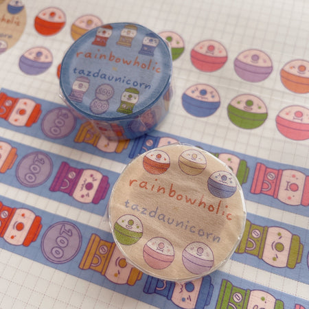 Gachaholic Washi Tape Set Gachapon